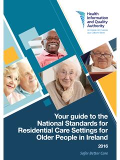 National Standards for Residential Care Settings for Older ...