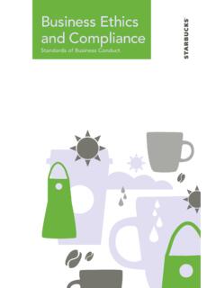 Business Ethics and Compliance - Starbucks Coffee Company