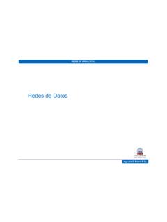 1.- Redes de Datos - Universidad Rafael Belloso Chac&#237;n