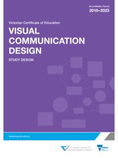 VCE Visual Communication Design Study Design