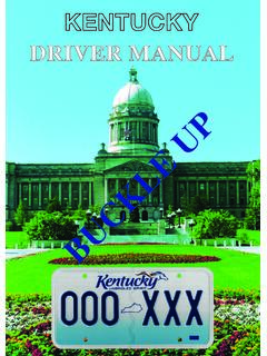 DRIVER MANUAL - Kentucky Transportation Cabinet