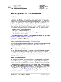 How to Register for New York State Sales Tax