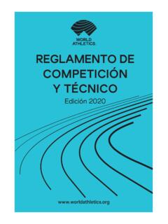 REGLAMENTO DE COMPETICI&#211;N Y T&#201;CNICO