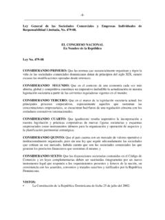 LEY GENERAL DE SOCIEDADES COMERCIALES - …