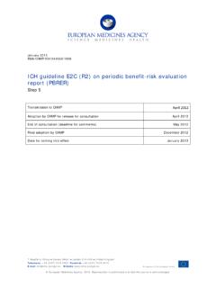 E2C (R2) Step 5 Periodic benefit-risk evaluation report ...