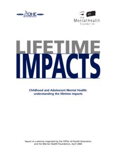 9238 Lifetime Impacts - Mental Health Foundation