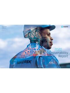 2020 Sustainability Report - Maersk