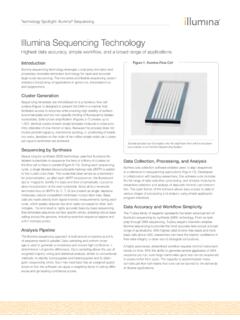 Illumina Sequencing Technology