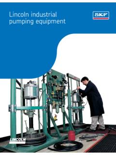Lincoln industrial pumping equipment