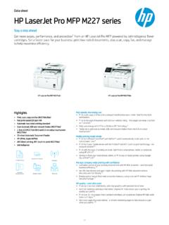 HP LaserJet Pro MFP M227 series