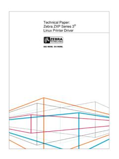 Technical Paper: Zebra ZXP Series 3 Linux Printer Driver