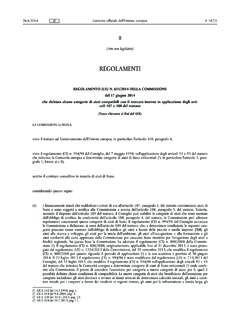 REGOLAMENTO (UE) N. 651/•2014 DELLA COMMISSIONE - …