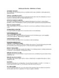 Solids and Slurries - Definition of Terms