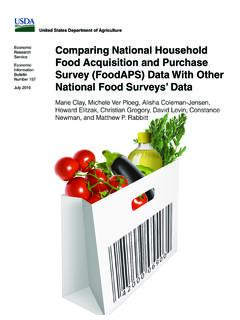 Comparing National Household - ers.usda.gov