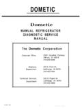Manual Refrigerator Diagnostic Service Manual
