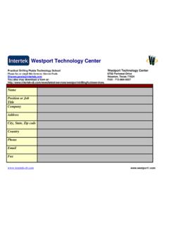 Westport Technology Center International
