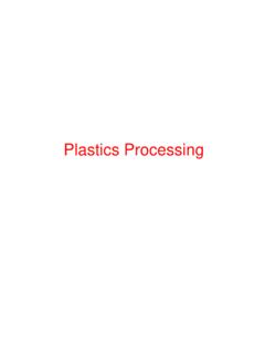 Plastics Processing - University of Rhode Island