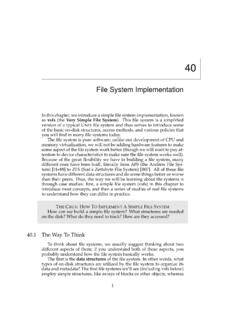 File System Implementation - University of …