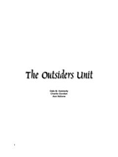 The Outsiders Unit - PBworks