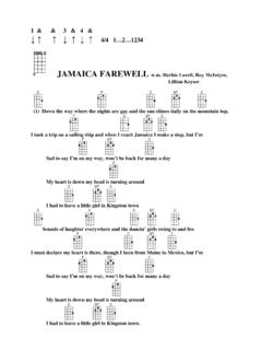 JAMAICA FAREWELL w.m. Herbie Lovell, Roy …
