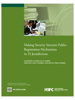 Making Security Interests Public: Registration …