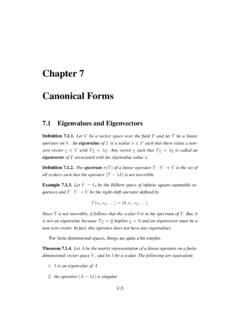 Chapter 7 Canonical Forms - Duke University