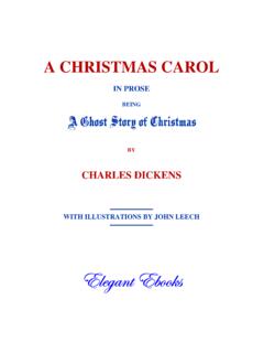 A Christmas Carol - ibiblio