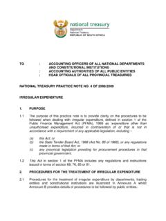 TO : ACCOUNTING OFFICERS OF ALL ... - National Treasury