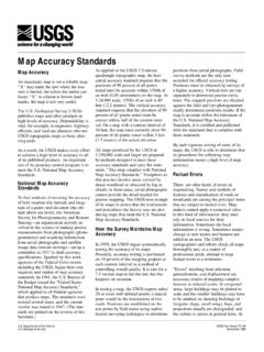 Map Accuracy Standards - USGS