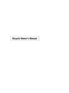 Bicycle Owner’s Manual - Surly Bikes