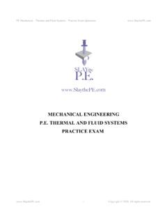 MECHANICAL ENGINEERING P.E. THERMAL AND FLUID …