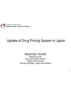 Update of Drug Pricing System in Japan - Pmda