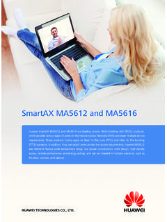 SmartAX MA5612 and MA5616 - huaweigpon.cz