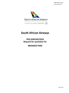 South African Airways - sa-tenders.co.za