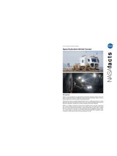 Space Exploration Vehicle Fact Sheet - NASA