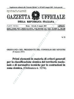 Supplemento ordinario alla “Gazzetta Ufficiale” n. 105 ...