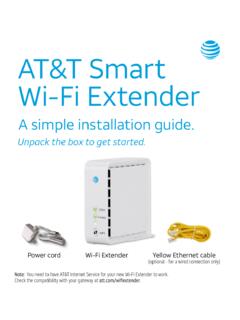 AT&amp;T Smart Wi-Fi Extender