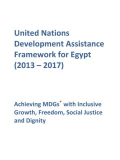 United Nations Development Assistance Framework for …