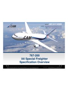 767-200 IAI Special Freighter - Cargo Aircraft Management