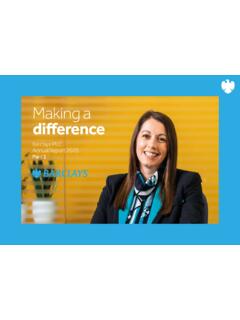 Making a difference - Barclays