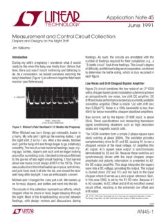 AN45 - Measurement and Control Circuit Collection
