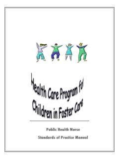 HCPCFC: Public Health Nurse Standards of Practice REV 12.31