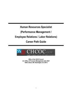 Human Resources Specialist (Performance Management ...