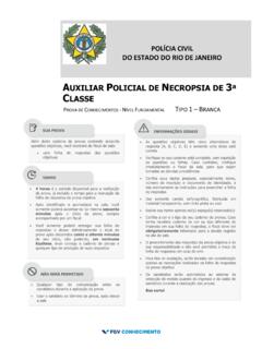 POL&#205;CIA CIVIL DO ESTADO DO RIO DE JANEIRO