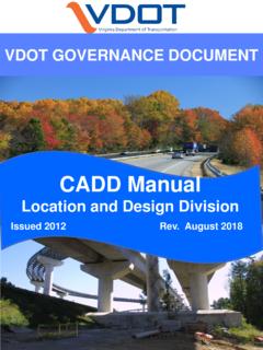 CADD Manual Location and Design Division CADD …