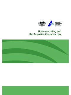 Green marketing and the Australian Consumer Law