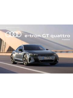 e-tron GT quattro - Audi