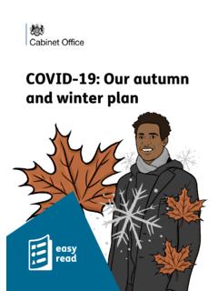 COVID Autumn and Winter Plan 2021
