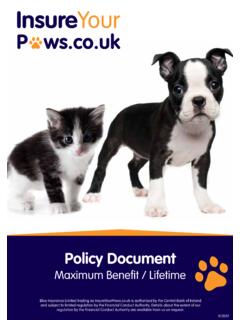 Policy Document - Insure Your Paws