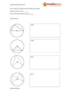 Circle Theorem Revision Sheet - Free Maths …
